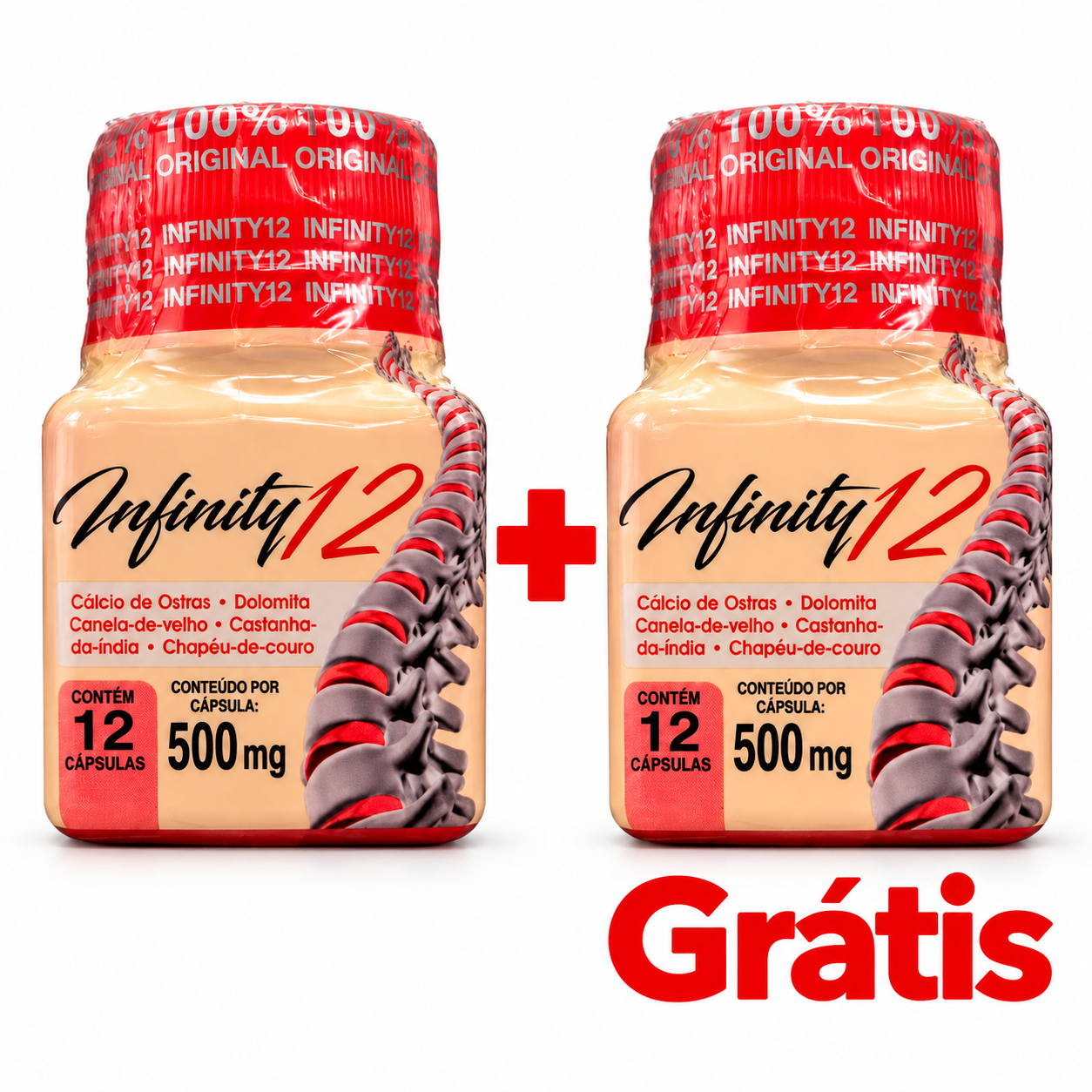 Infinity 12: produto original com frascos de brinde